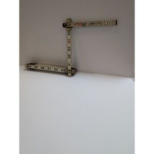 LUFKIN 966 USA MADE WOODEN FOLDING RULER 6 Ft 72"